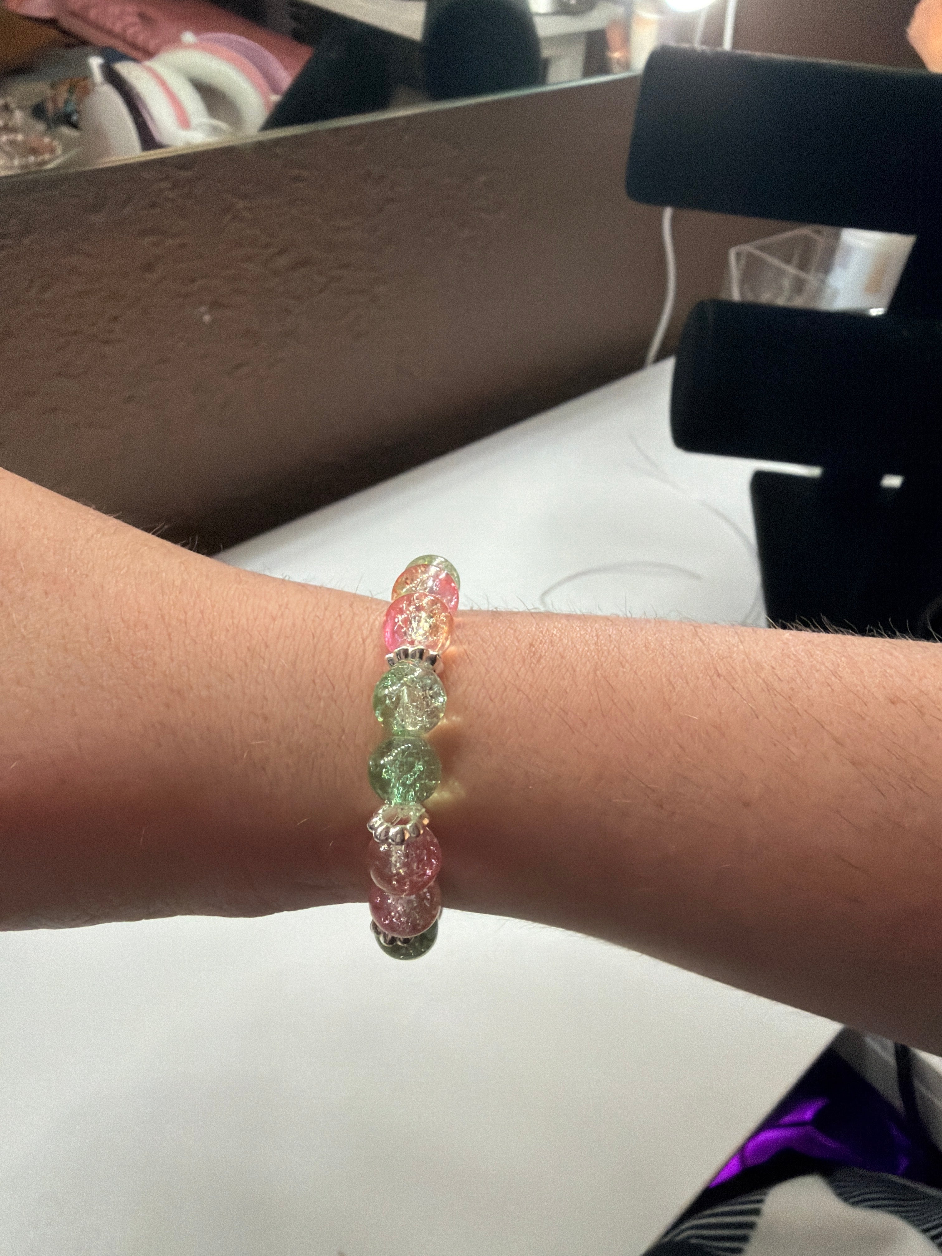 Spring flower bracelet