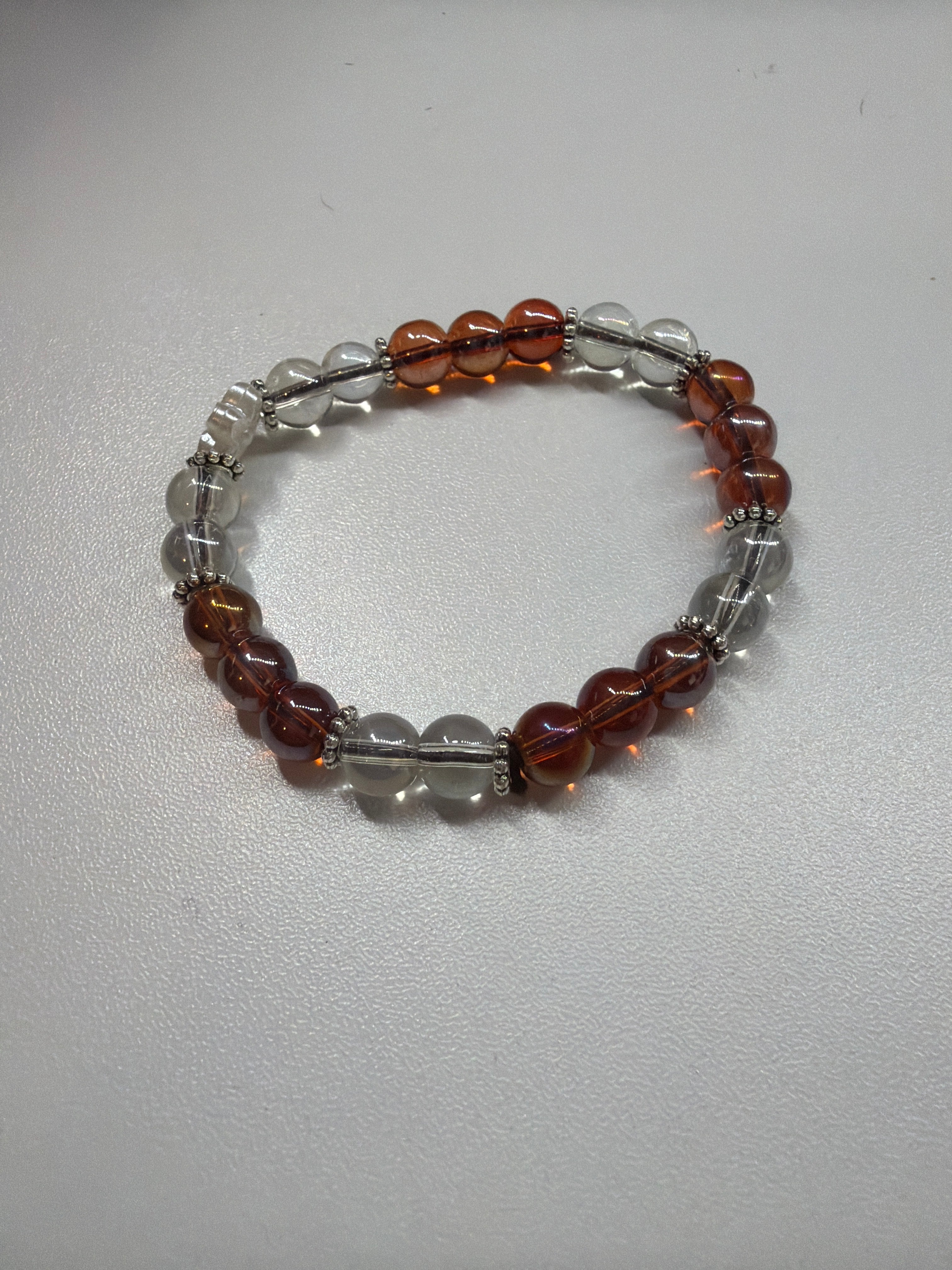 Amber Beaded Bracelet